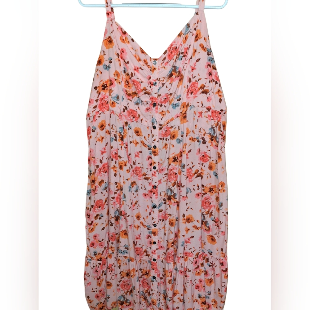 TORRID PINK FLORAL DRESS